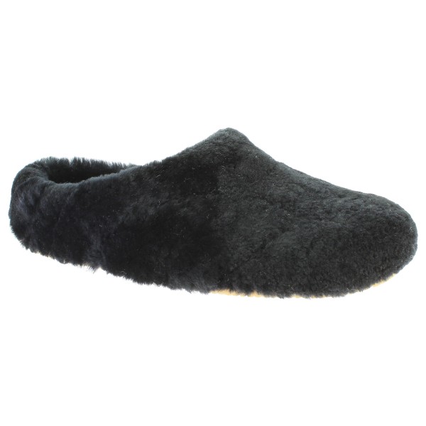 Living Kitzbühel - Women's Lammfell Pantoffel No. 4292 - Hüttenschuhe Gr 36 schwarz von Living Kitzbühel