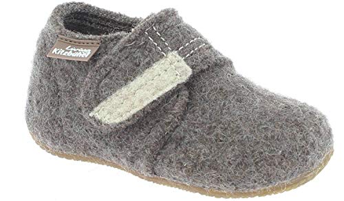 Living Kitzbuhel Babyklettschuh Krabbel-& Hausschuhe, Braun (Hellbraun 260), 18 EU von Living Kitzbühel