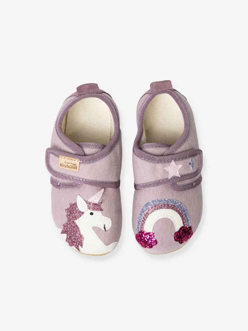 Hausschuhe EINHORNZAUBER Mädchen Living Kitzbühel pulver lila von Living Kitzbuhel