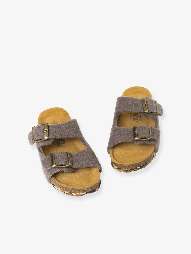 Pantoletten WOOLY WONDER Kinder Living Kitzbühel  meliert von Living Kitzbuhel