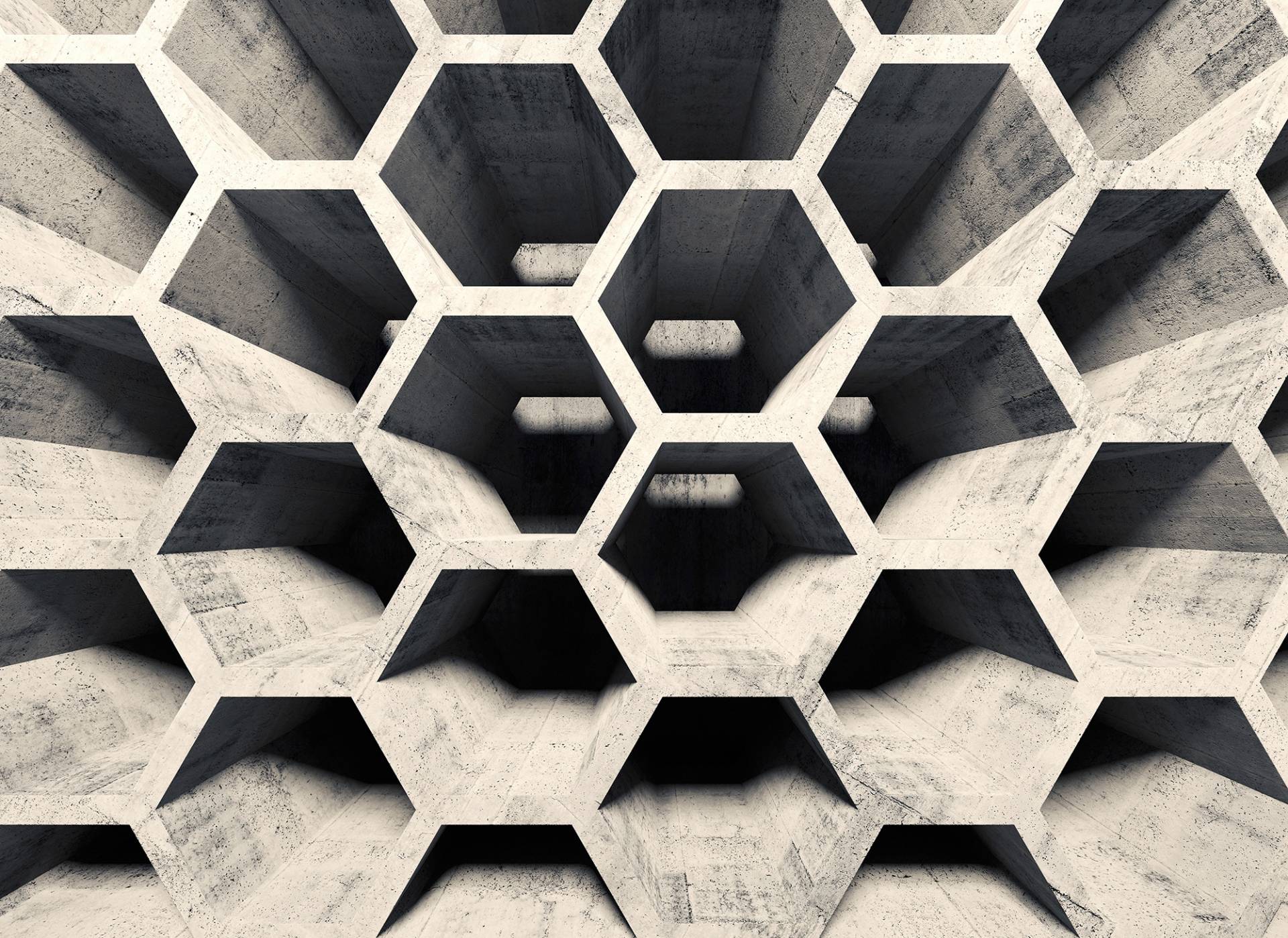 living walls Fototapete "Designwalls Honeycomb Structure 2" von Living Walls