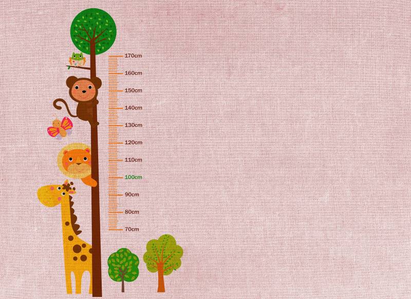 living walls Fototapete "Designwalls Kids Grow Stick 2" glatt Vlies, Wand, Schräge, Decke von Living Walls