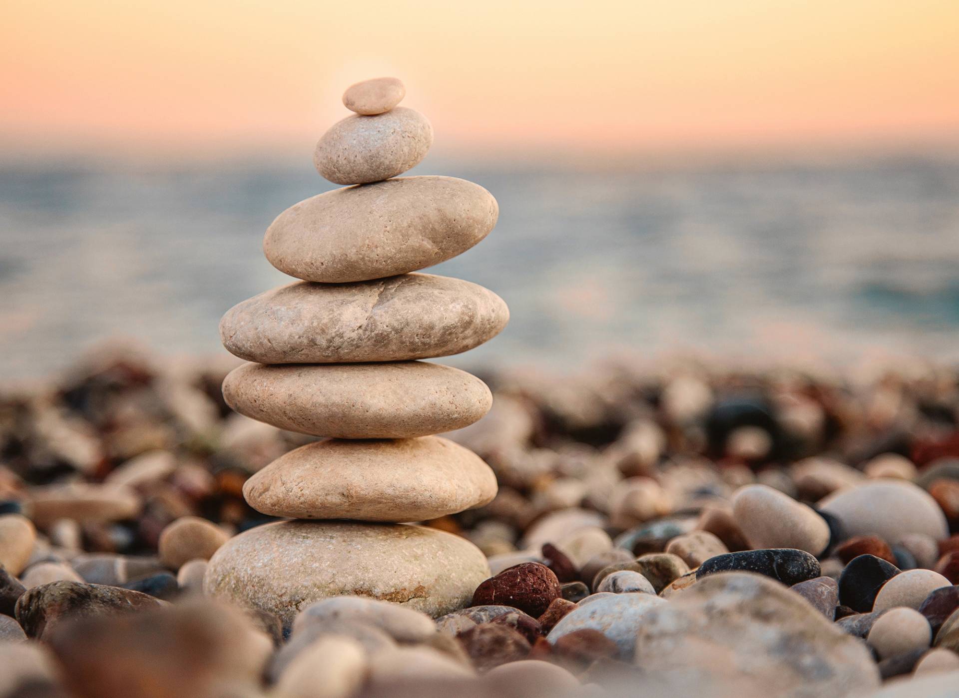 living walls Fototapete "Designwalls Stone Beach 2" glatt Vlies, Wand, Schräge, Decke von Living Walls