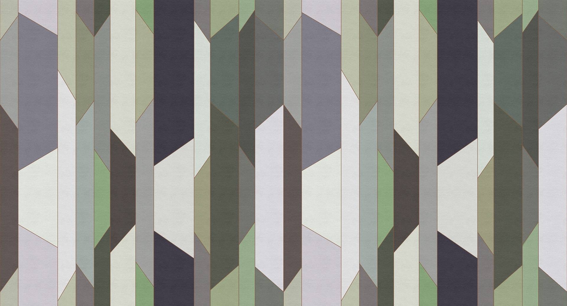 living walls Fototapete "Walls by Patel Fold 1" glatt Vlies, Wand, Schräge von Living Walls