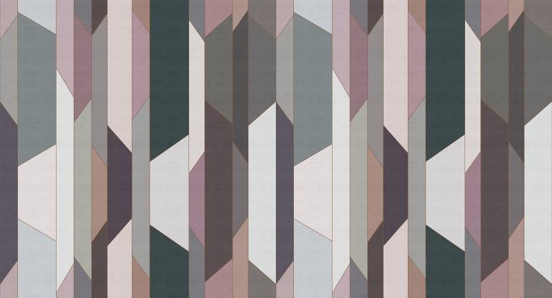 living walls Fototapete "Walls by Patel Fold 2" glatt Vlies, Wand, Schräge von Living Walls