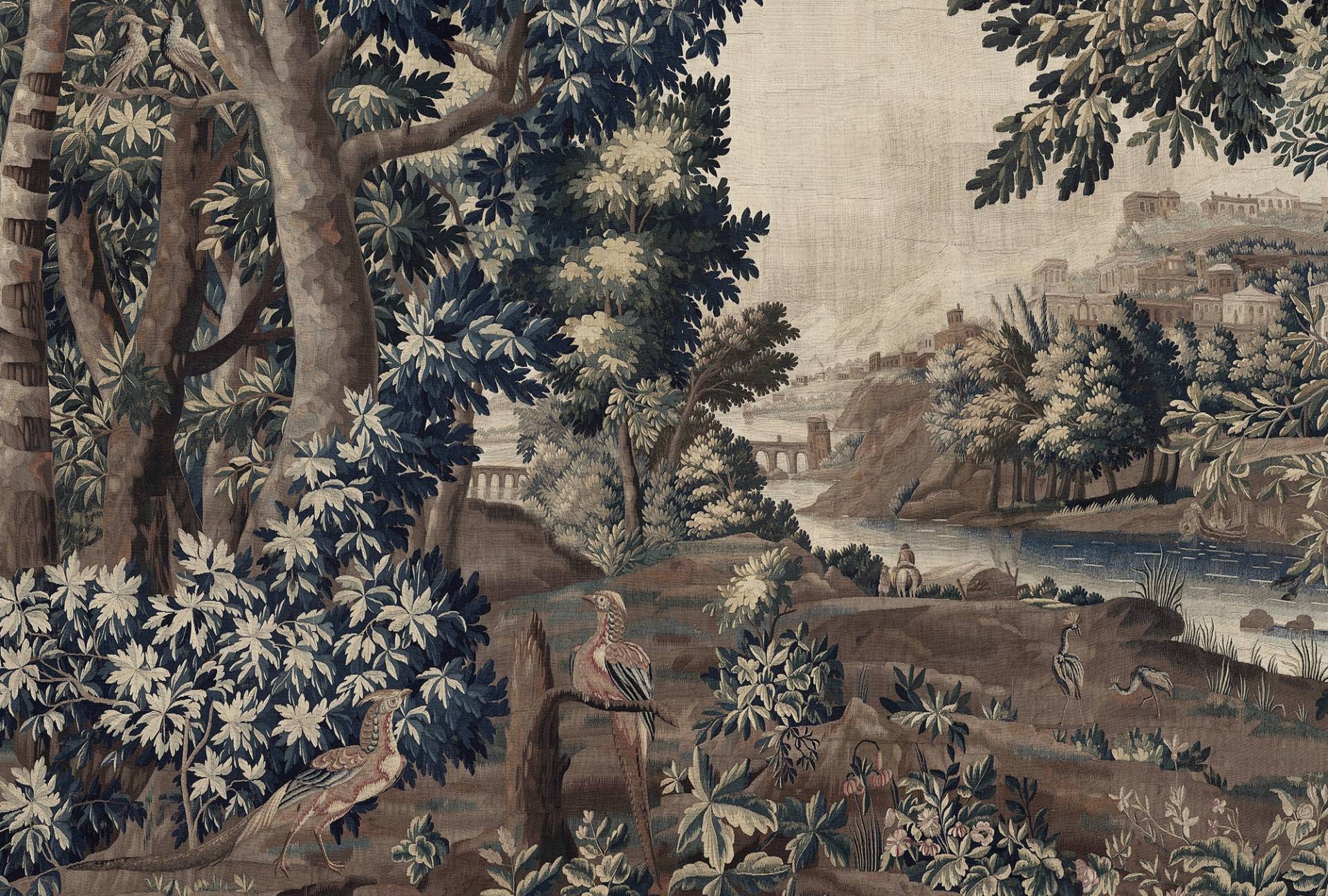 living walls Fototapete "Walls by Patel Gobelin Gallery" glatt Vlies, Wand von Living Walls