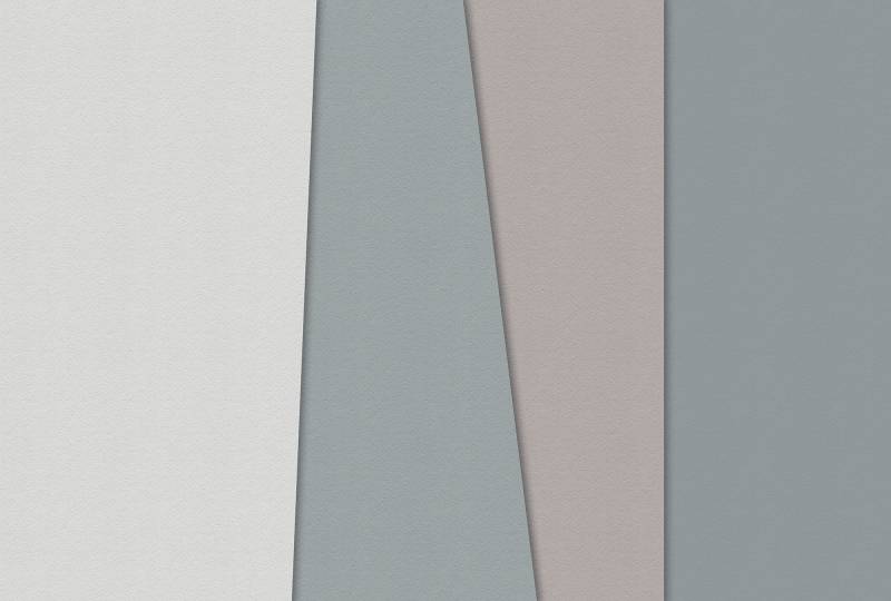 living walls Fototapete "Walls by Patel Layered Paper 1" glatt Vlies, Wand, Schräge von Living Walls