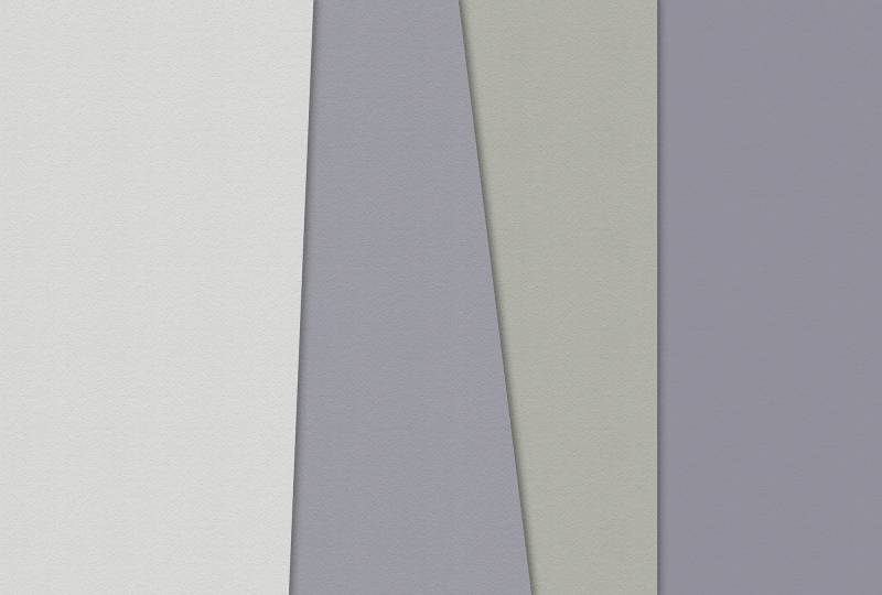 living walls Fototapete "Walls by Patel Layered Paper 2" glatt Vlies, Wand, Schräge von Living Walls