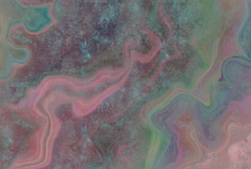 living walls Fototapete "Walls by Patel Marble 1" glatt Vlies, Wand, Schräge von Living Walls