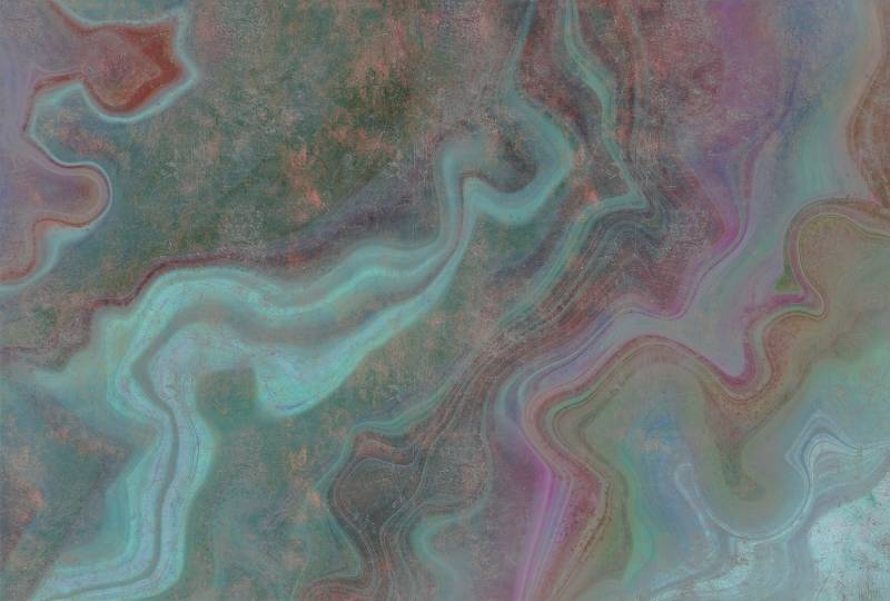 living walls Fototapete "Walls by Patel Marble 3" glatt Vlies, Wand, Schräge von Living Walls