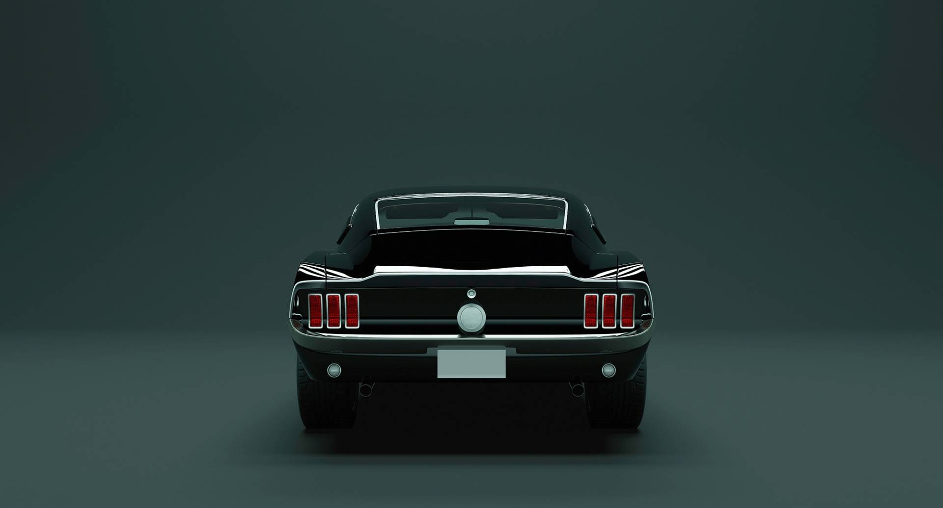 living walls Fototapete "Walls by Patel Mustang 3" glatt Vlies, Wand, Schräge von Living Walls