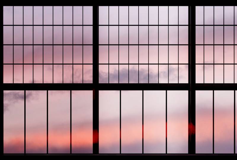 living walls Fototapete "Walls by Patel Sky 1" glatt Vlies, Wand, Schräge von Living Walls