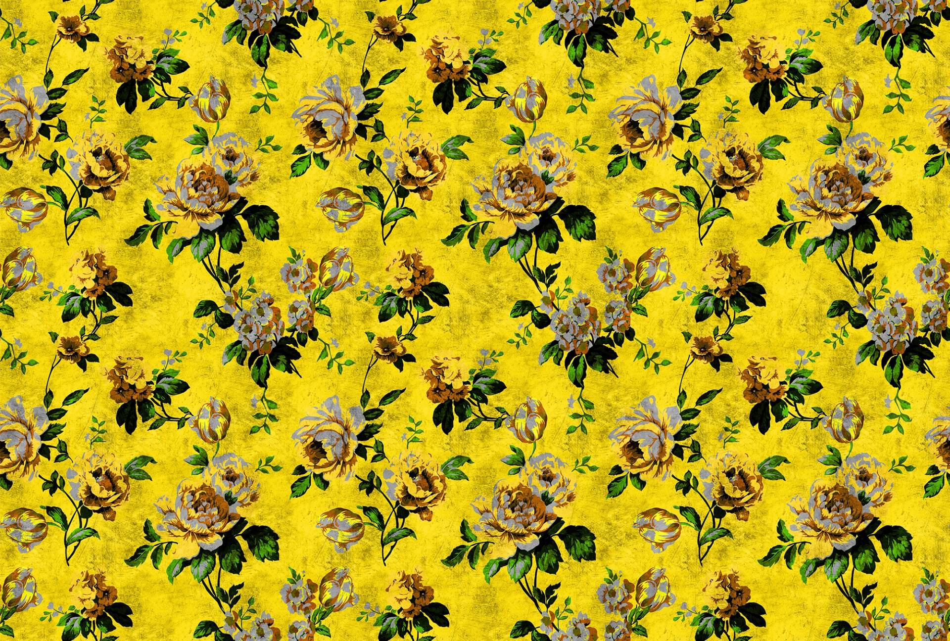 living walls Fototapete "Walls by Patel Wild Roses 5" glatt Vlies, Wand, Schräge von Living Walls