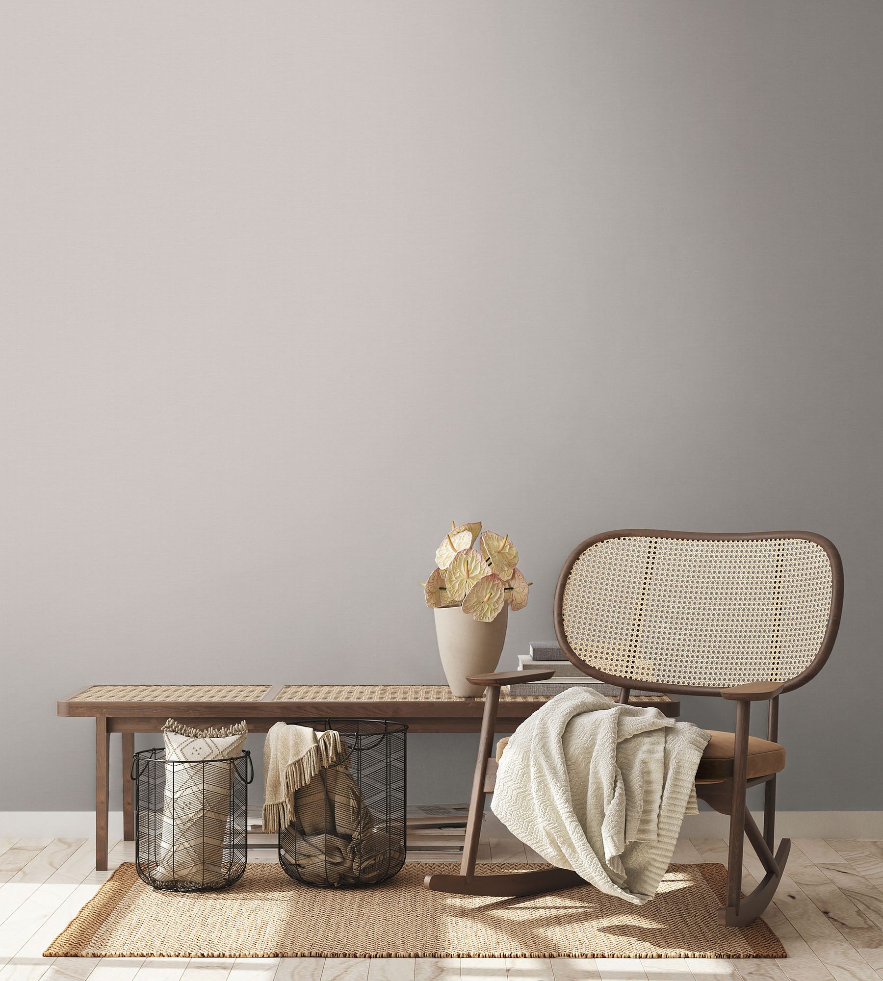 living walls Vliestapete "House of Turnowsky Designer Unitapete" matt leicht strukturiert Einfarbig von Living Walls