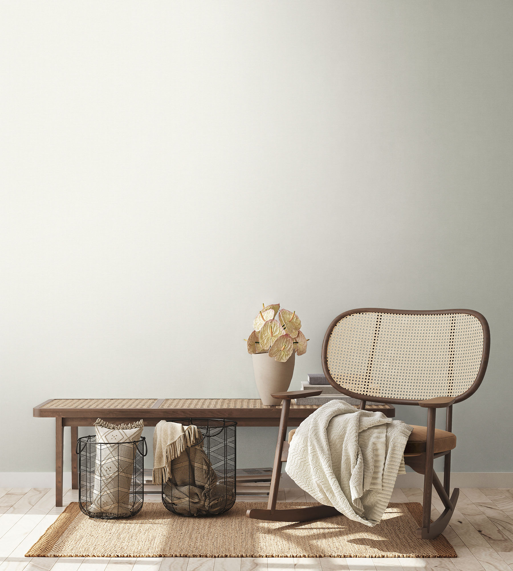 living walls Vliestapete "House of Turnowsky Designer Unitapete" matt leicht strukturiert Einfarbig von Living Walls