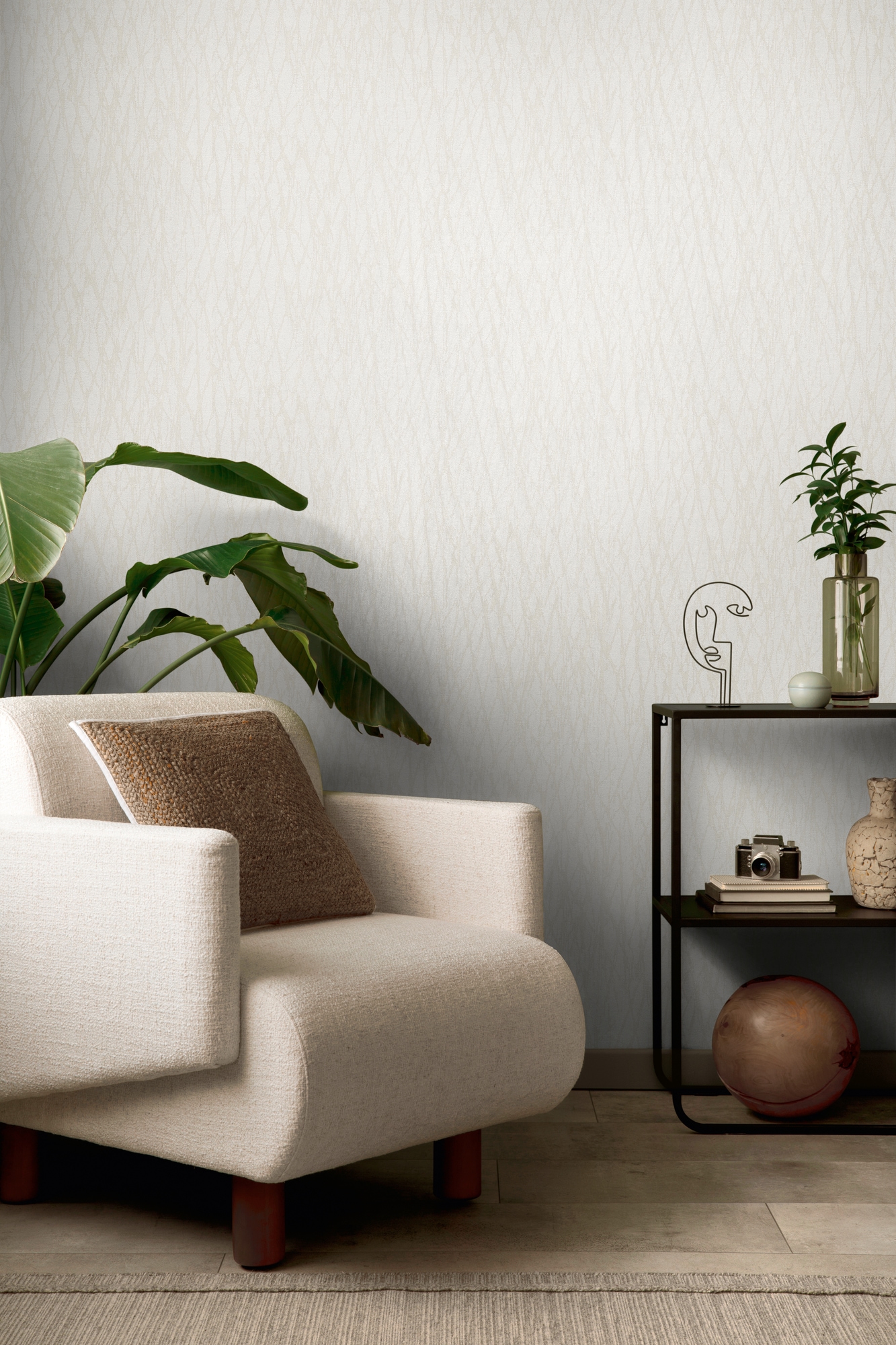 living walls Vliestapete "Smart" leicht glänzend glatt Vliestapete Steintapete für Schlafzimmer Küche Wohnzimmer Stein-Optik von Living Walls