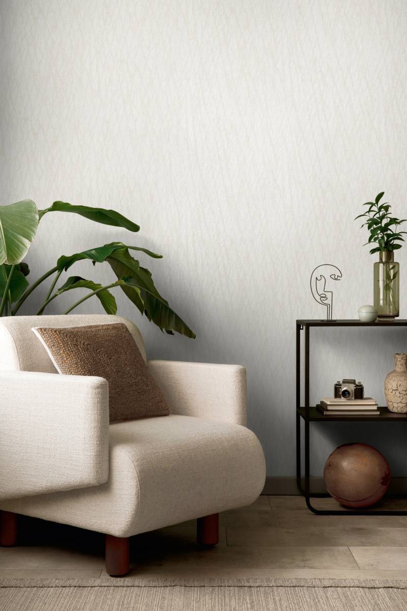 living walls Vliestapete "Smart" leicht glänzend glatt Vliestapete Steintapete für Schlafzimmer Küche Wohnzimmer Stein-Optik von Living Walls