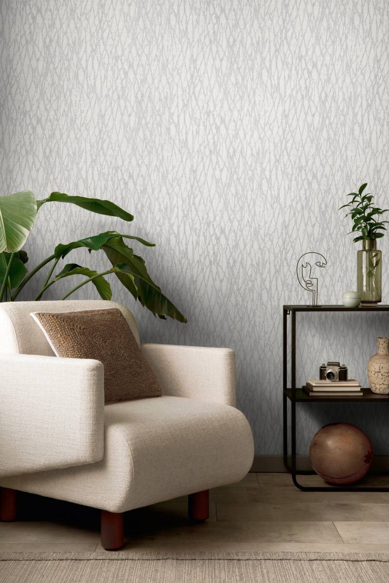 living walls Vliestapete "Smart" leicht glänzend glatt Vliestapete Steintapete für Schlafzimmer Küche Wohnzimmer Stein-Optik von Living Walls