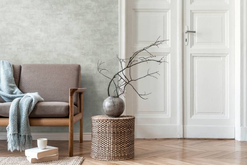 living walls Vliestapete "Unitapete mit Putz-Optik – Strukturtapete" matt strukturiert von Living Walls