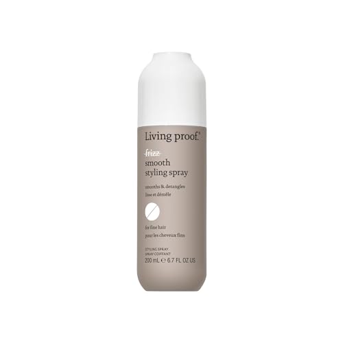 Living Proof No Frizz Smooth Styling Spray | Silikonfreies Anti-Frizz-Haarspray für feines Haar | Für Glanz, Geschmeidigkeit und Kämmbarkeit | Cruelty free, ohne Parabene, Sulfate | 200ml von Living proof