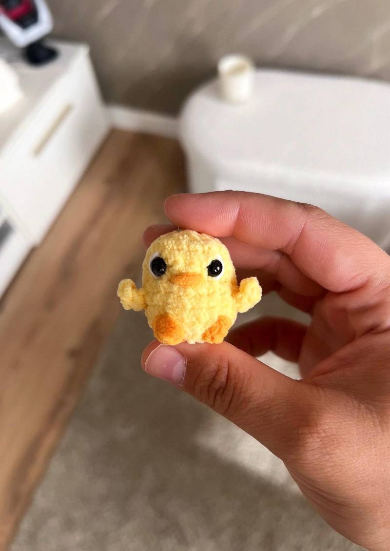 Küken Schlüsselanhänger Chick Duck Gehäkelt Amigurumi Häkelfigur Accessoires Crochet Plüschfigur Geschenkidee Küken Schlüsselanhänger Chick Duck Gehäkelt Amigurumi Häkelfigur Accessoires Crochet Plüschfigur Geschenkidee von LivingKunst
