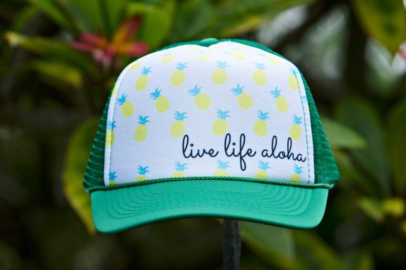 Live Life Aloha Trucker Mütze Live Life Aloha Trucker Mütze von LivingLifeAloha