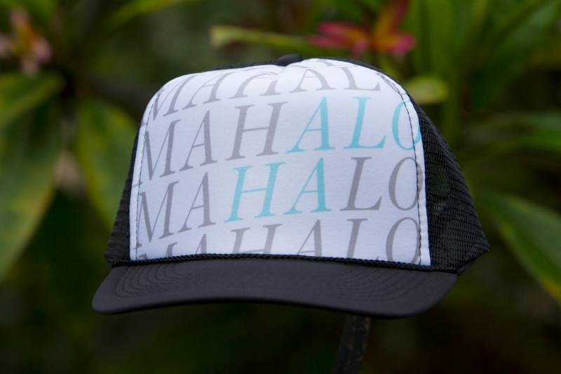 Mahalo Trucker Mütze Mahalo Trucker Mütze von LivingLifeAloha
