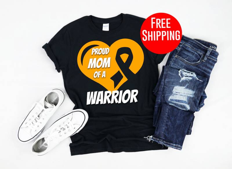 Leukämie/Shirt Überlebende Tshirt Geschenk Bewusstsein Krebs Stolze Mutter Krieger von LivingYouApparel