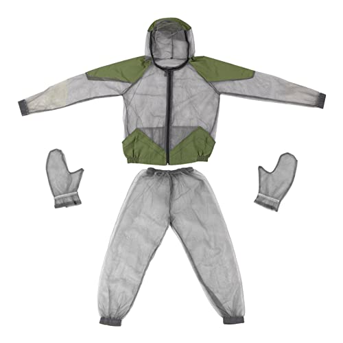 LIXADA Ultrafeines Netzgewebe, Sommerbekleidung, feiner Netzbezug, Outdoor-Jacke, Anzug von Lixada