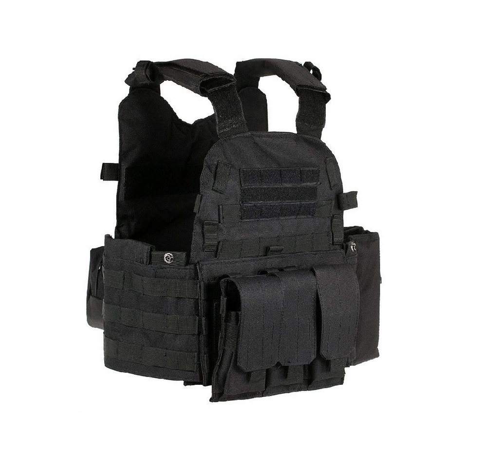 Lixada Angelrollentasche Angeltaschenweste Funktionsweste Outdoor-Weste (Konstruktion: Weste Körper + Molle Triple + Medical Pouch + Diverses Pocket + Walkie Talkie Pocket, Outdoor Weste, Außenweste), Jagdausrüstung Lastträger Weste mit Hydrationstasche Lixada Angelrollentasche Angeltaschenweste Funktionsweste Outdoor-Weste (Konstruktion: Weste Körper + Molle Triple + Medical Pouch + Diverses Pocket + Walkie Talkie Pocket, Outdoor Weste, Außenweste), Jagdausrüstung Lastträger Weste mit Hydrationstasche von Lixada
