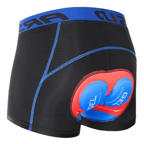 Lixada Rad-Shorts, Sweatshirt, Berg, Radsport, Shorts saugfähig, schnell trocknend, gepolstert, 5D-Gel, Mountainbike, Unterwäsche, Shorts für Männer von Lixada