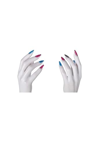 Lixinya 10 PCS Cosplay Nägel Erwachsene Frauen Zubehör Kostüm Cosplay Bunte gefälschte Nägel Damen von Lixinya
