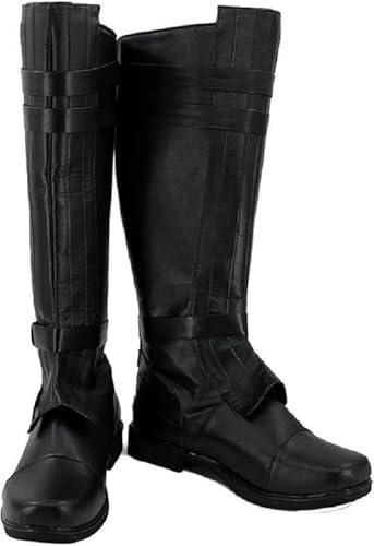 Lixinya Anakin Skywalk Kylo Ren Wan Anime Cosplay Lange Stiefel Schuhe Stiefel Cosplay Kenobi Stiefel Manda Wars Schuhe Herren EU 44 von Lixinya