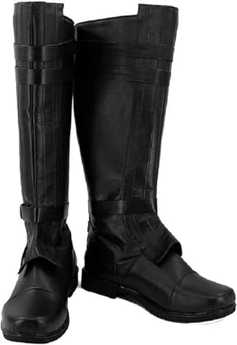 Lixinya Anakin Skywalk Kylo Ren Wan Anime Cosplay Lange Stiefel Schuhe Stiefel Cosplay Kenobi Stiefel Manda Wars Schuhe Herren EU 45 von Lixinya