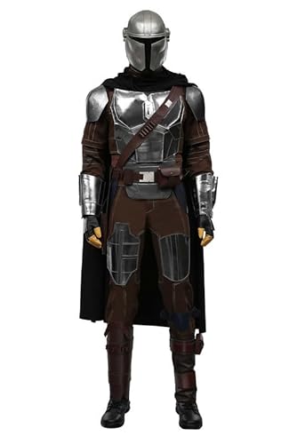 Lixinya Anime Wars Cosplay Uniform Outfits Djarin Voller Satz Halloween Karneval Suit Cosplay Kostüm Herren (Ohne Helme) L von Lixinya