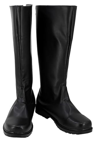 Lixinya Krieger Anime Halloween Karneval Schuhe Cosplay Lange Stiefel Herren EU 45 von Lixinya
