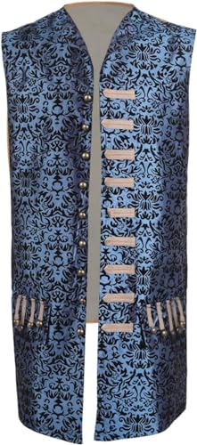 Lixinya Piraten Cosplay Kostüm Outfit Mittelalterliche Weste Halloween Karneval Anzug Herren M von Lixinya