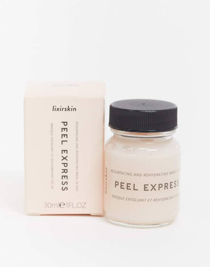 Lixirskin Peel Express - Hauterneuernde, feuchtigkeitsspendende Gesichtsmaske, 30 ml-Transparent von Lixirskin