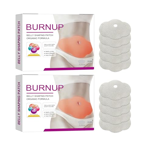 Bauchformungs-Pflaster für Effektive Bauchstraffung, 2 Stück Belly Shaping Patch, Atmungsaktives Material, Unterstützt eine Schlankere Silhouette, Hilft bei der Körperkonturierung von Lixuitme