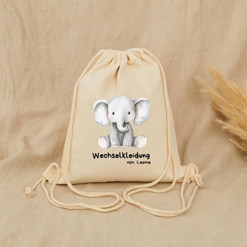 stoffbeutel Personalisiert Für Die Kita Mit Name Und Wunschmotiv Geschenk Zur | Wechselkleidung Kitakind Kindergartentasche von LiyLid