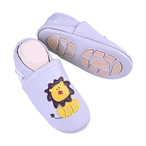 Liya's Lederpuschen - #603 Löwe in beige Gr. 29/30 von Liya's