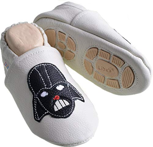 Liya's Lederpuschen - #605 Maske in beige Gr. 27/28 von Liya's