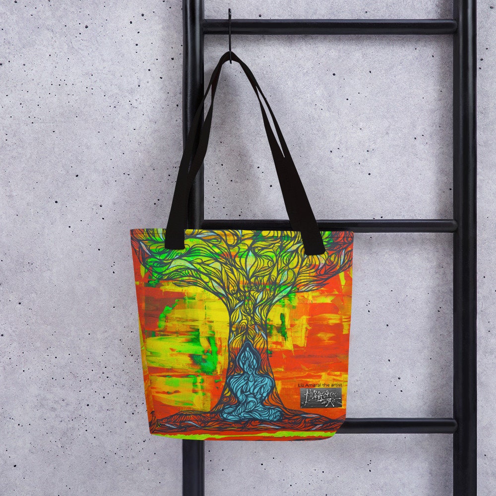 Tasche - Der Rasta-Buddha Tasche - Der Rasta-Buddha von LizAmaralTheArtist