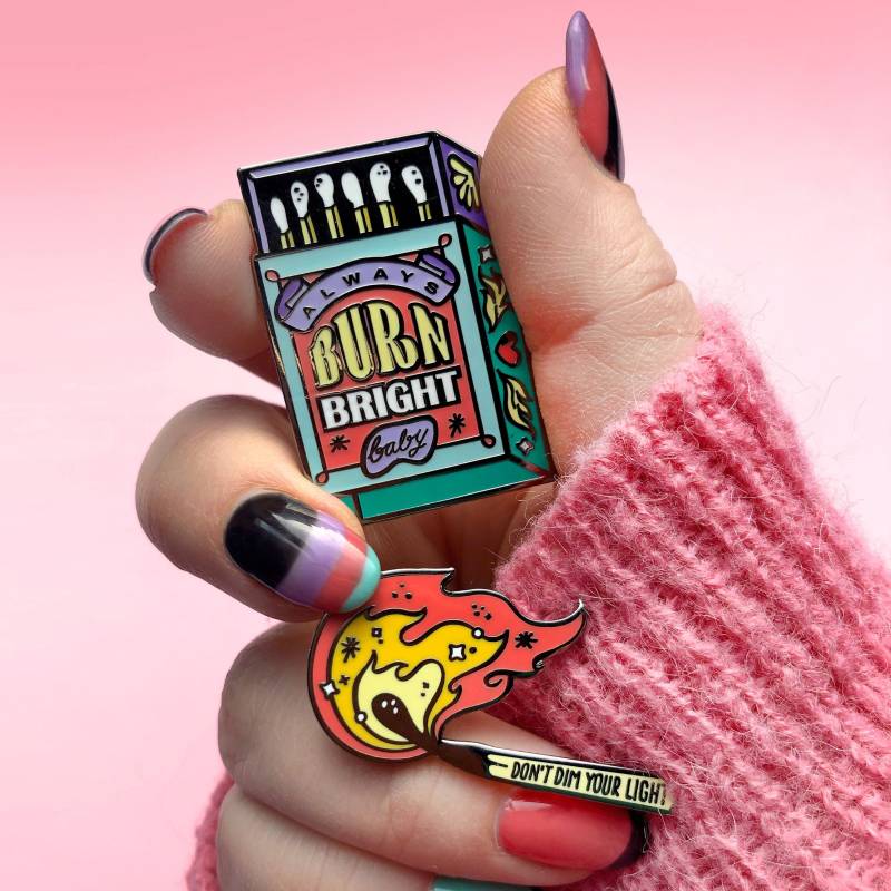 Teal Match & Matchstick Emaille Pins Einzeln Oder Als Set - Matchbox Pin Motivation Inspiration Teal Match & Matchstick Emaille Pins Einzeln Oder Als Set - Matchbox Pin Motivation Inspiration von LizHarry