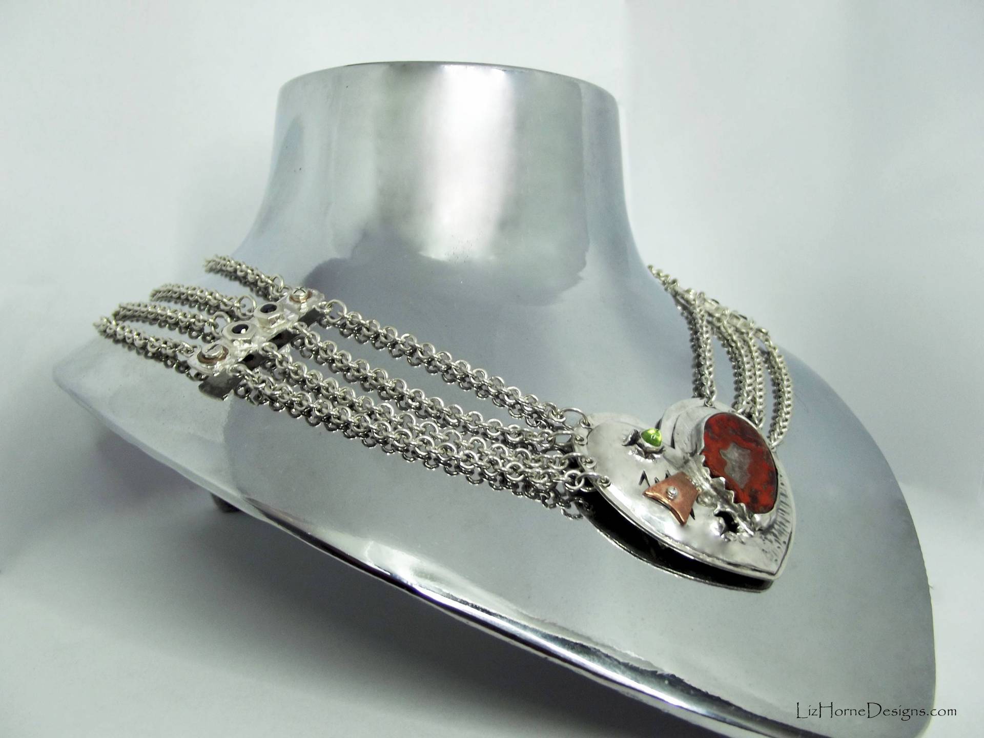 Wenn Ich Nur Eine Herz-sterling-Silber-Halskette Hätte Wenn Ich Nur Eine Herz-sterling-Silber-Halskette Hätte von LizHorneDesigns