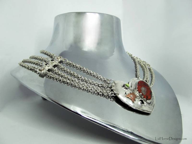 Wenn Ich Nur Eine Herz-sterling-Silber-Halskette Hätte Wenn Ich Nur Eine Herz-sterling-Silber-Halskette Hätte von LizHorneDesigns