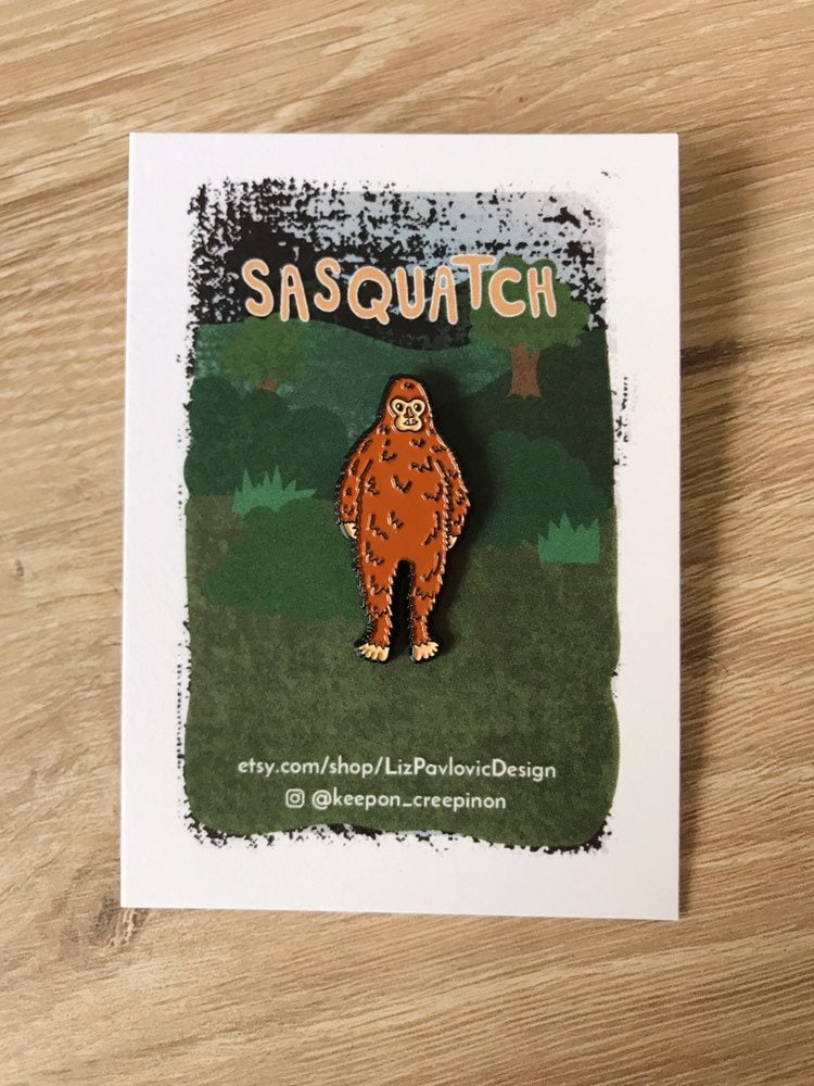 Sasquatch Emaille Pin Sasquatch Emaille Pin von LizPavlovicDesign