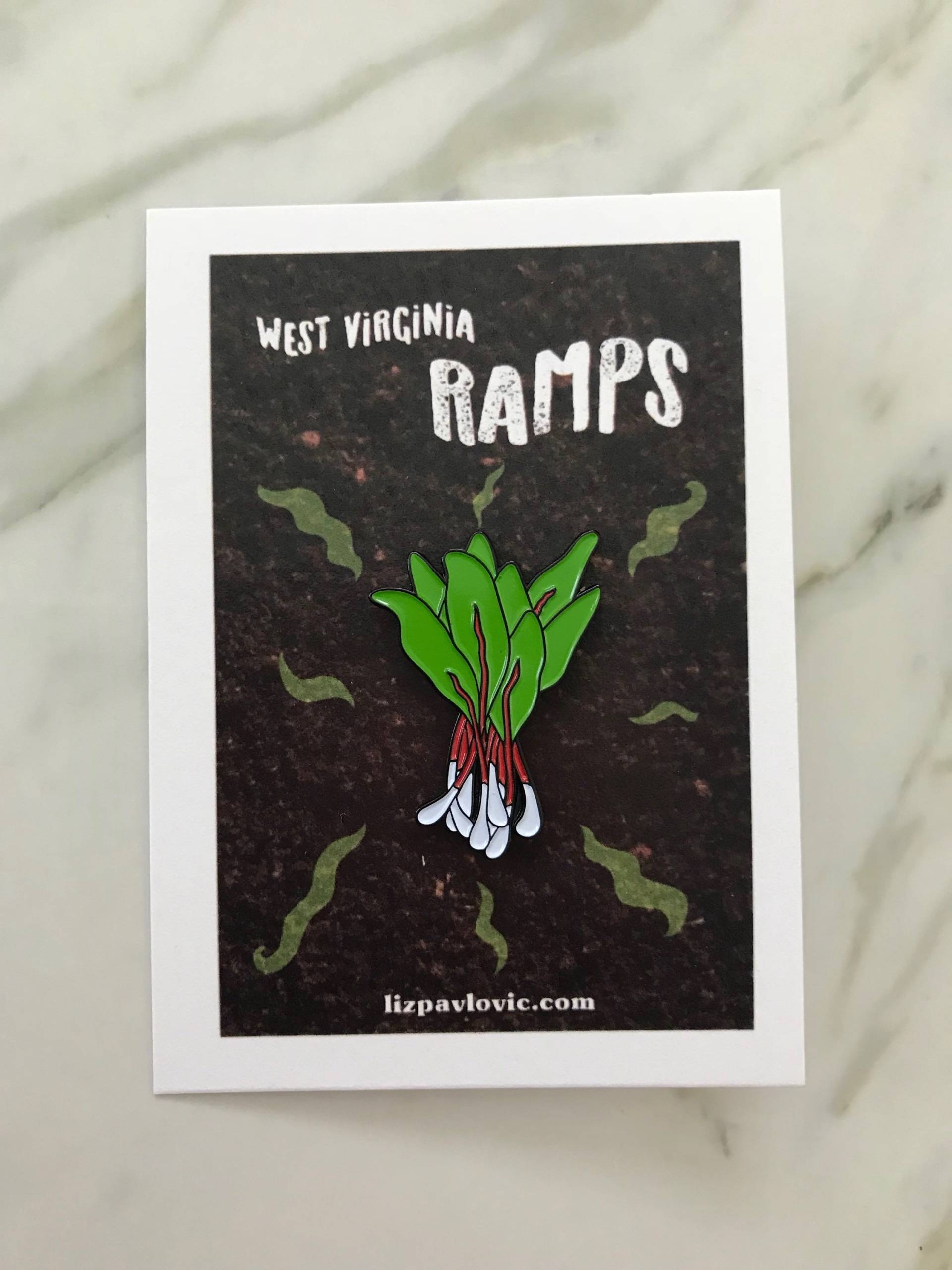 West Virginia Rams Emaille-Pin West Virginia Rams Emaille-Pin von LizPavlovicDesign