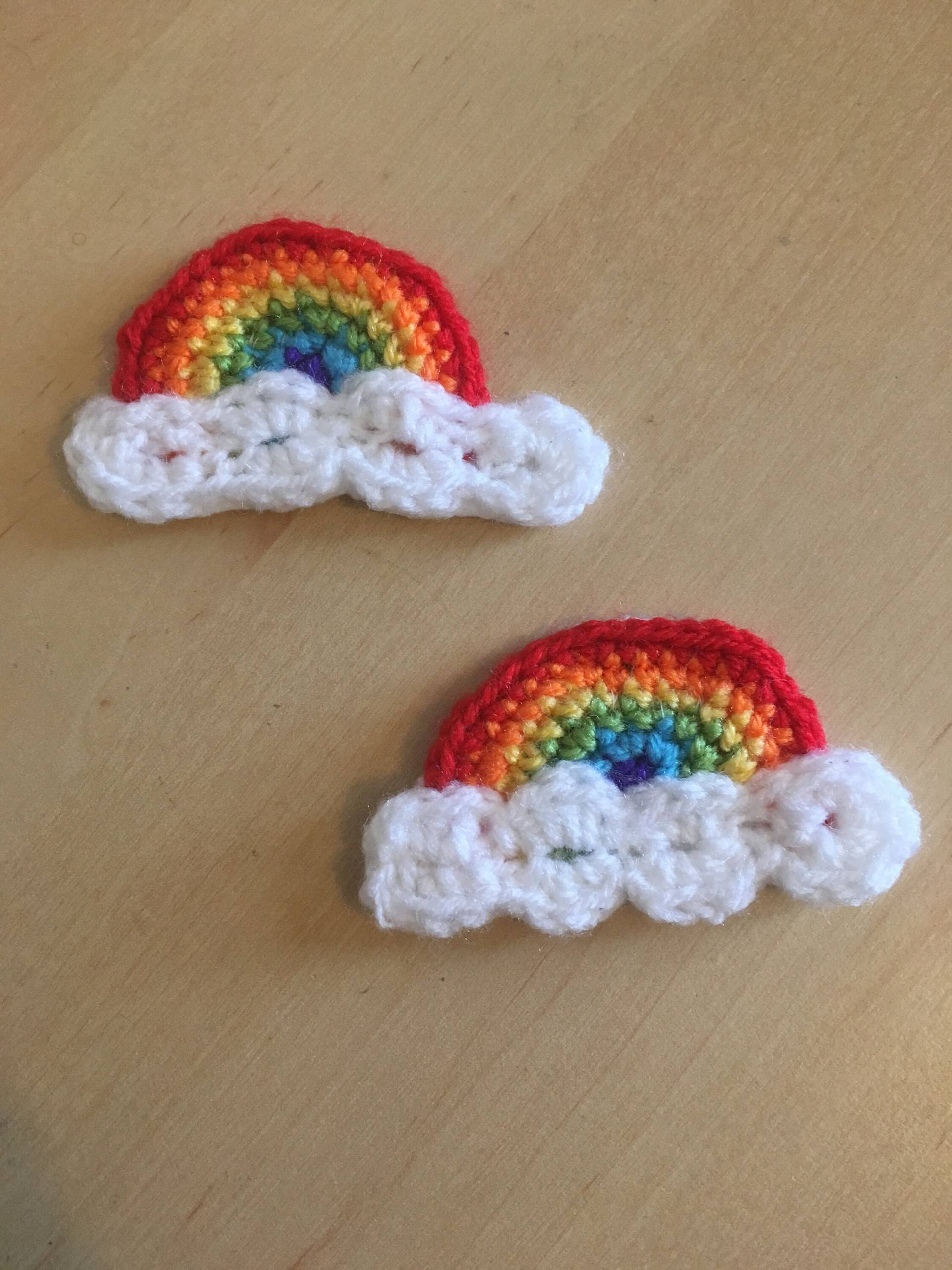 Häkeln Regenbogen Pin Häkeln Regenbogen Pin von LizStitchit