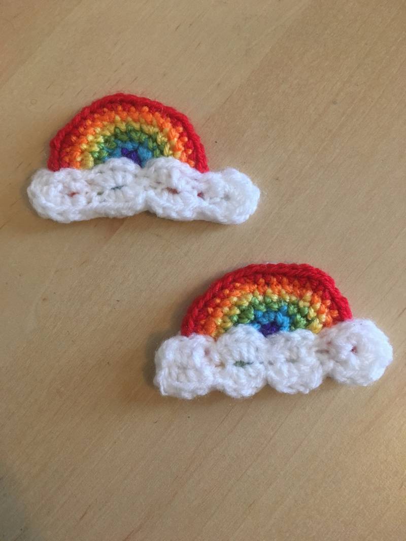 Häkeln Regenbogen Pin Häkeln Regenbogen Pin von LizStitchit